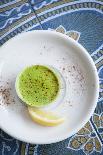 Honeydew Melon Gazpacho (Cucumber, Red Onion, Rice Wine Vinegar) With Prosciutto And Mint Leaves-Shea Evans-Photographic Print