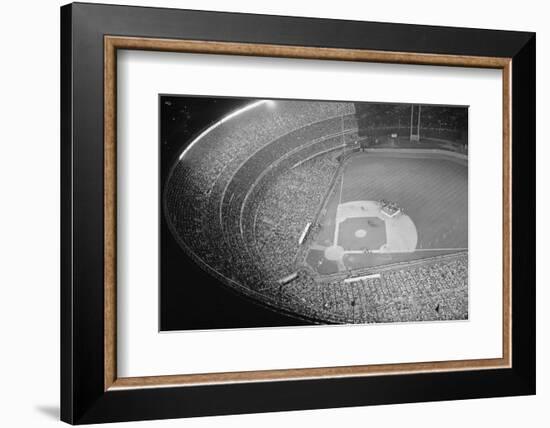 Shea Stadium during Beatles Concert-null-Framed Photographic Print