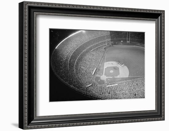 Shea Stadium during Beatles Concert-null-Framed Photographic Print