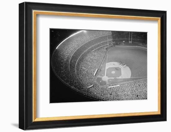 Shea Stadium during Beatles Concert-null-Framed Photographic Print