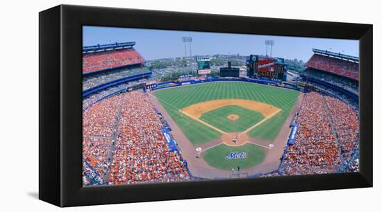 Shea Stadium, Ny Mets V. Sf Giants, New York-null-Framed Stretched Canvas