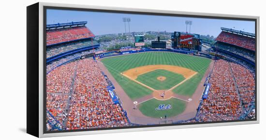 Shea Stadium, Ny Mets V. Sf Giants, New York-null-Framed Stretched Canvas