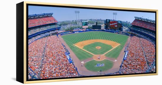 Shea Stadium, Ny Mets V. Sf Giants, New York-null-Framed Stretched Canvas