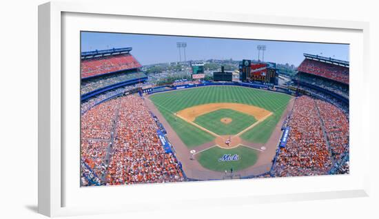 Shea Stadium, Ny Mets V. Sf Giants, New York-null-Framed Photographic Print