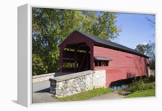 Shearer's Covered Bridge, built 1847, Lancaster County, Pennsylvania, United States of America, Nor-Richard Maschmeyer-Framed Premier Image Canvas