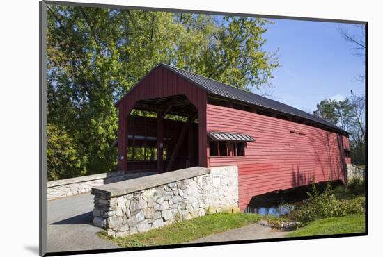 Shearer's Covered Bridge, built 1847, Lancaster County, Pennsylvania, United States of America, Nor-Richard Maschmeyer-Mounted Photographic Print