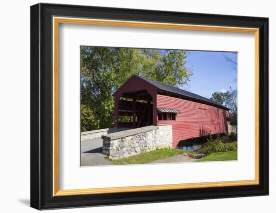 Shearer's Covered Bridge, built 1847, Lancaster County, Pennsylvania, United States of America, Nor-Richard Maschmeyer-Framed Photographic Print