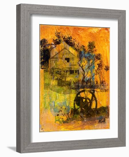 Shearing Shed-Margaret Coxall-Framed Giclee Print