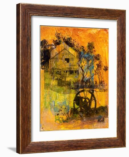 Shearing Shed-Margaret Coxall-Framed Giclee Print