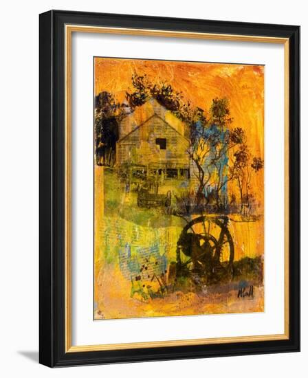 Shearing Shed-Margaret Coxall-Framed Giclee Print