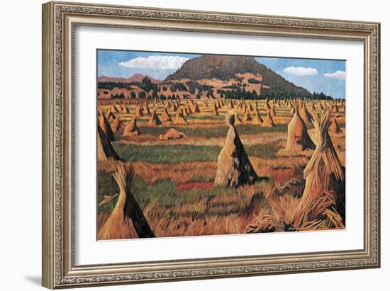 Sheaves of Oats, 2009-Pedro Diego Alvarado-Framed Giclee Print