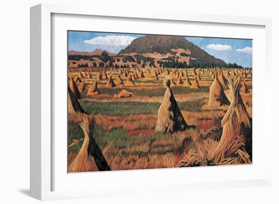 Sheaves of Oats, 2009-Pedro Diego Alvarado-Framed Giclee Print