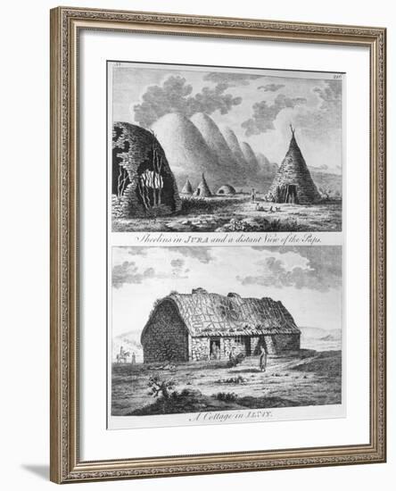 Sheelins in Jura, Paps and a Cottage of Islay, A Tour in Scotland, and Voyage to the Hebrides 1772-Thomas Pennant-Framed Giclee Print