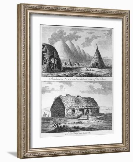 Sheelins in Jura, Paps and a Cottage of Islay, A Tour in Scotland, and Voyage to the Hebrides 1772-Thomas Pennant-Framed Giclee Print