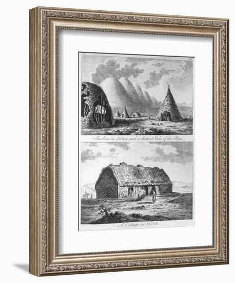 Sheelins in Jura, Paps and a Cottage of Islay, A Tour in Scotland, and Voyage to the Hebrides 1772-Thomas Pennant-Framed Giclee Print