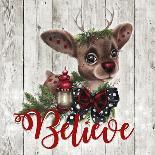 Christmas Pattern - Bruno Bear-Sheena Pike Art And Illustration-Giclee Print