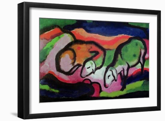 Sheep, 1912-Franz Marc-Framed Giclee Print