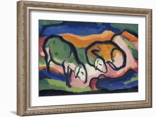 Sheep, 1912-Franz Marc-Framed Giclee Print