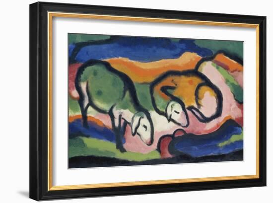 Sheep, 1912-Franz Marc-Framed Giclee Print