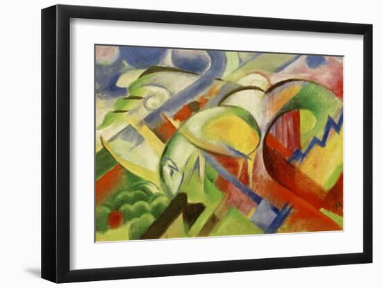 Sheep 1914-Franz Marc-Framed Giclee Print