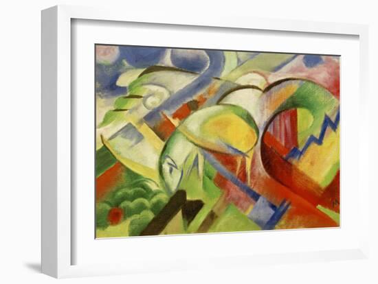 Sheep 1914-Franz Marc-Framed Giclee Print