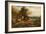 Sheep at Rest; Minding the Flock, C.1840-80-John Linnell-Framed Giclee Print