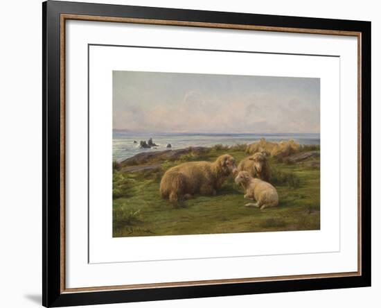 Sheep by the Sea, 1865-Rosa Bonheur-Framed Premium Giclee Print
