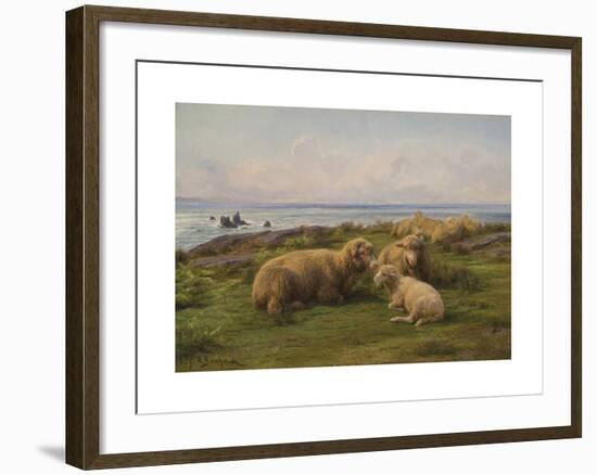 Sheep by the Sea, 1865-Rosa Bonheur-Framed Premium Giclee Print