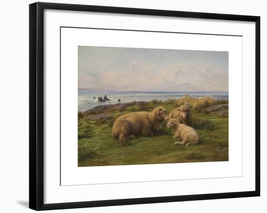 Sheep by the Sea, 1865-Rosa Bonheur-Framed Premium Giclee Print