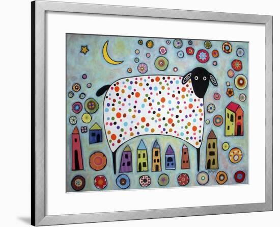 Sheep Collage-Karla Gerard-Framed Giclee Print