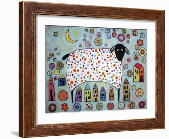 Sheep Collage-Karla Gerard-Framed Giclee Print