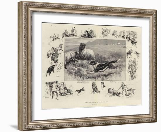 Sheep-Dog Trials in Westmoreland-John Charlton-Framed Giclee Print