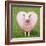 Sheep Ewe Pink Heart Shaped Wool-null-Framed Photographic Print