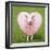 Sheep Ewe Pink Heart Shaped Wool-null-Framed Photographic Print