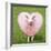 Sheep Ewe Pink Heart Shaped Wool-null-Framed Photographic Print