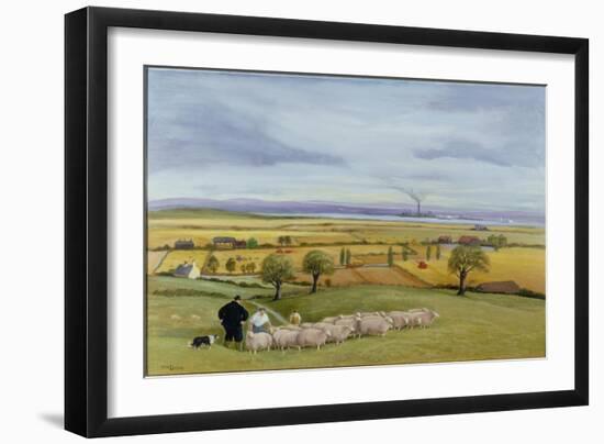 Sheep Farmer, Isle of Sheppey-Margaret Loxton-Framed Giclee Print