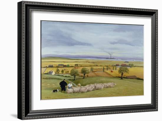 Sheep Farmer, Isle of Sheppey-Margaret Loxton-Framed Giclee Print