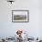 Sheep Feed on High Moorland in a Wintry Landscape in Powys, Wales, United Kingdom, Europe-Graham Lawrence-Framed Photographic Print displayed on a wall