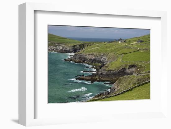 Sheep Fences and Rock Walls Along the Dingle Peninsula-Michael Nolan-Framed Photographic Print