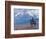 Sheep Herd and Gaucho, Patagonia, Argentina-Art Wolfe-Framed Photographic Print