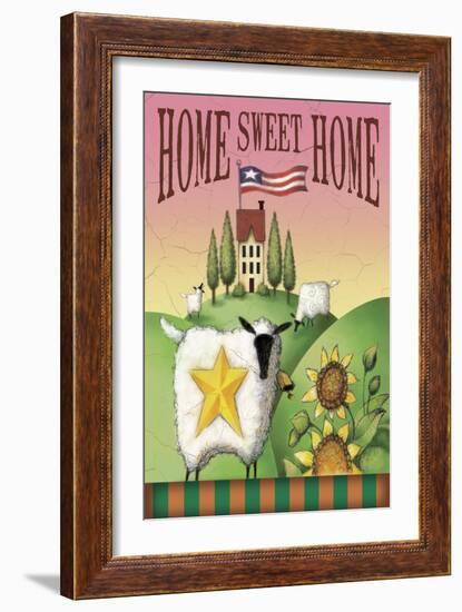 Sheep Home Sweet Home-Margaret Wilson-Framed Giclee Print