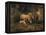 Sheep in a Barn-Jean-Baptiste-Camille Corot-Framed Premier Image Canvas