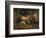 Sheep in a Barn-Jean-Baptiste-Camille Corot-Framed Giclee Print