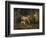 Sheep in a Barn-Jean-Baptiste-Camille Corot-Framed Giclee Print