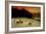 Sheep in a Winter Landscape, Evening-Joseph Farquharson-Framed Giclee Print