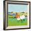 Sheep in the Meadow-Phyllis Adams-Framed Premium Giclee Print