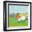 Sheep in the Meadow-Phyllis Adams-Framed Art Print