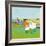 Sheep in the Meadow-Phyllis Adams-Framed Art Print