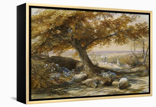 Sheep in the Shade, c.1851-Samuel Palmer-Framed Premier Image Canvas