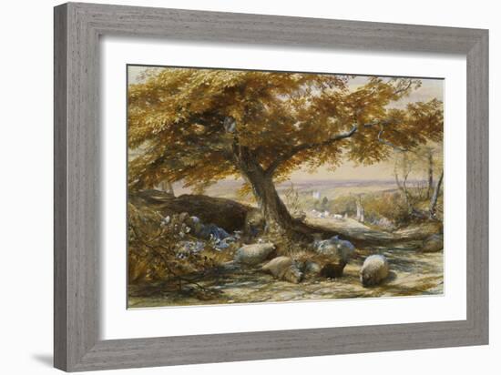 Sheep in the Shade, c.1851-Samuel Palmer-Framed Giclee Print